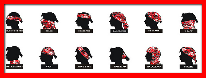 男士头巾戴法图解_图解大全